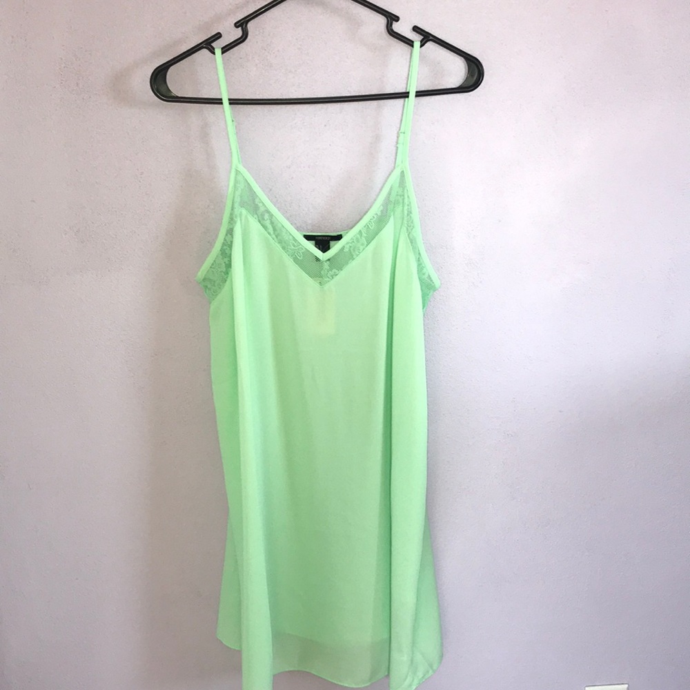 NWT! Mint green slip dress!